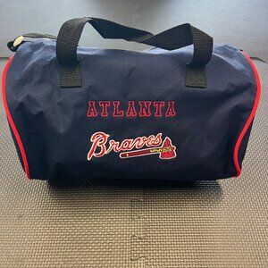 Atlanta Braves Navy Blue Duffle Bag Mlb Team Gym Travel Sports Accessory